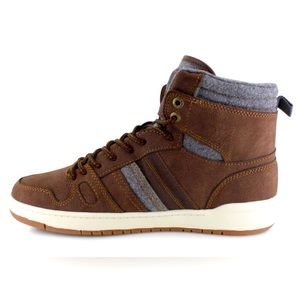🩶🩶🔥✅ Levis Men's Brown/Gray Sneaker Boot Size 14🔥🔥🔥🔥🔥🔥🩶🩶🩶🩶🩶